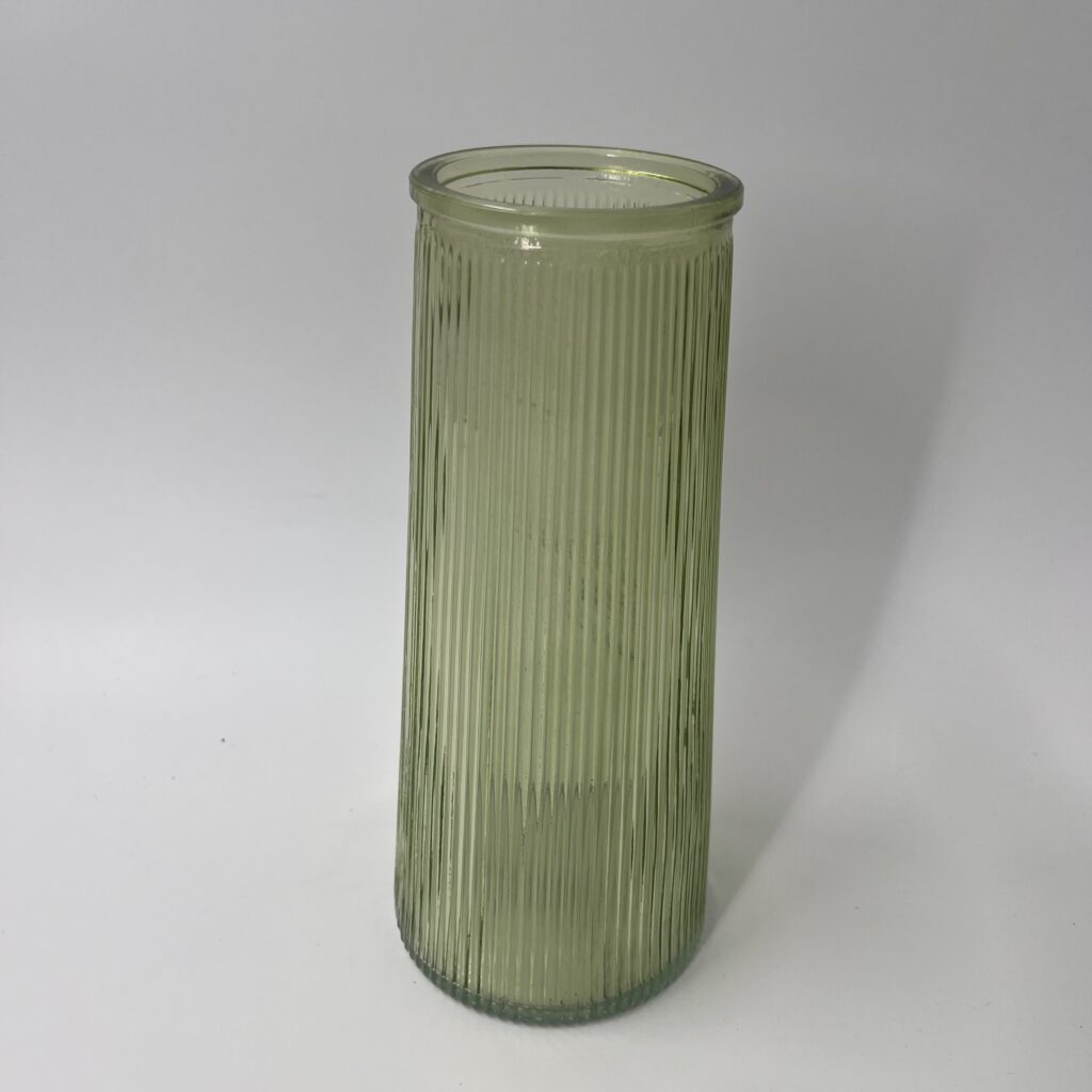 Vase, Glas, Hellgrün