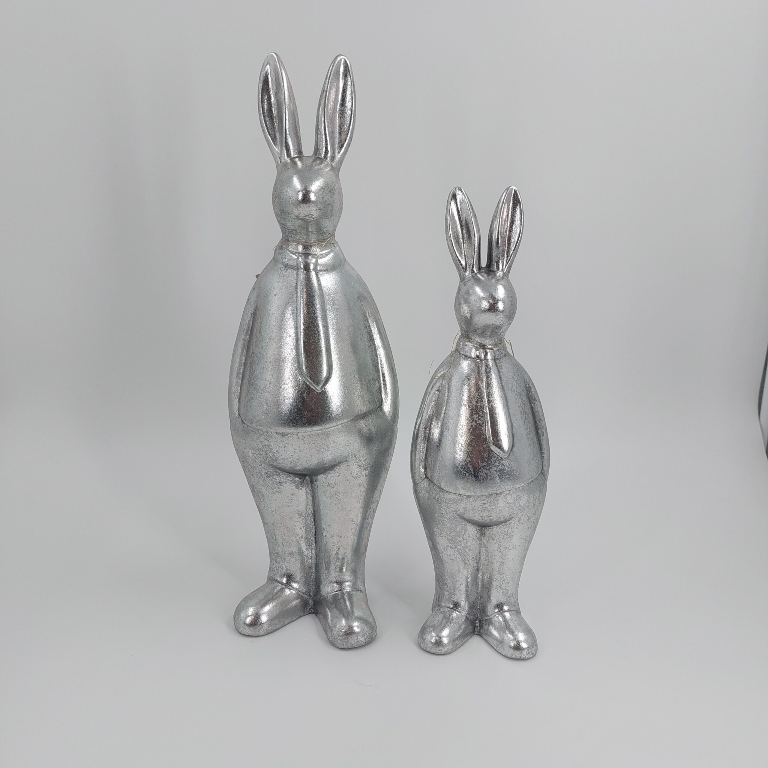 Hase / stehend / silber